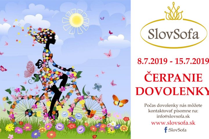 Grafická práca - oznámenie o dovolenke