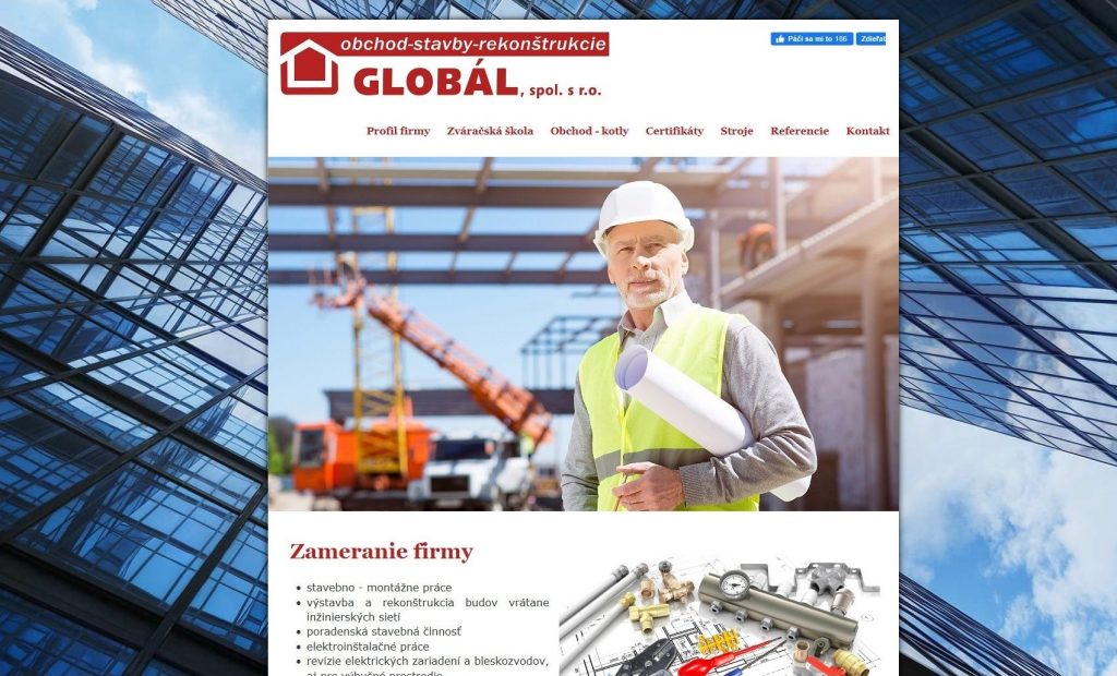 Referencie tvorby web stránok - Globál s.r.o.