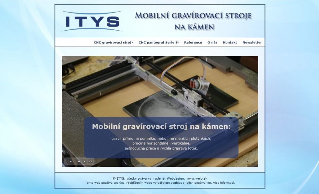 Referencie tvorby web stránok - Gravirovaní do kamene