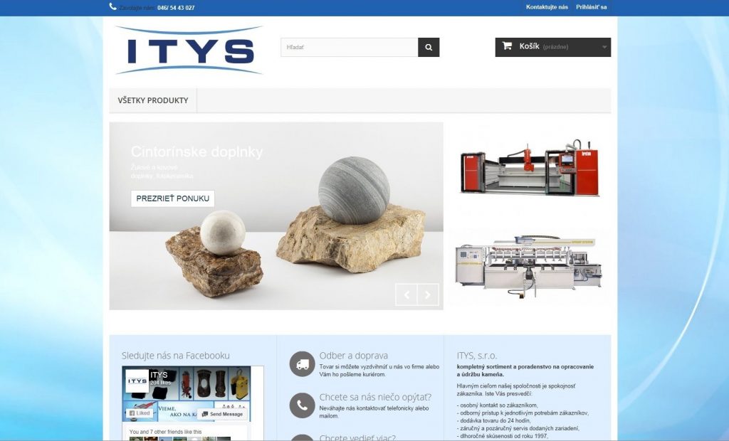 Referencie tvorby web stránok - Itysshop