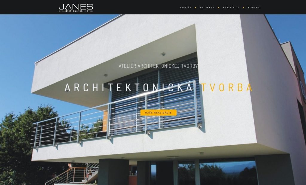 Referencie tvorby web stránok - Janes s.r.o.