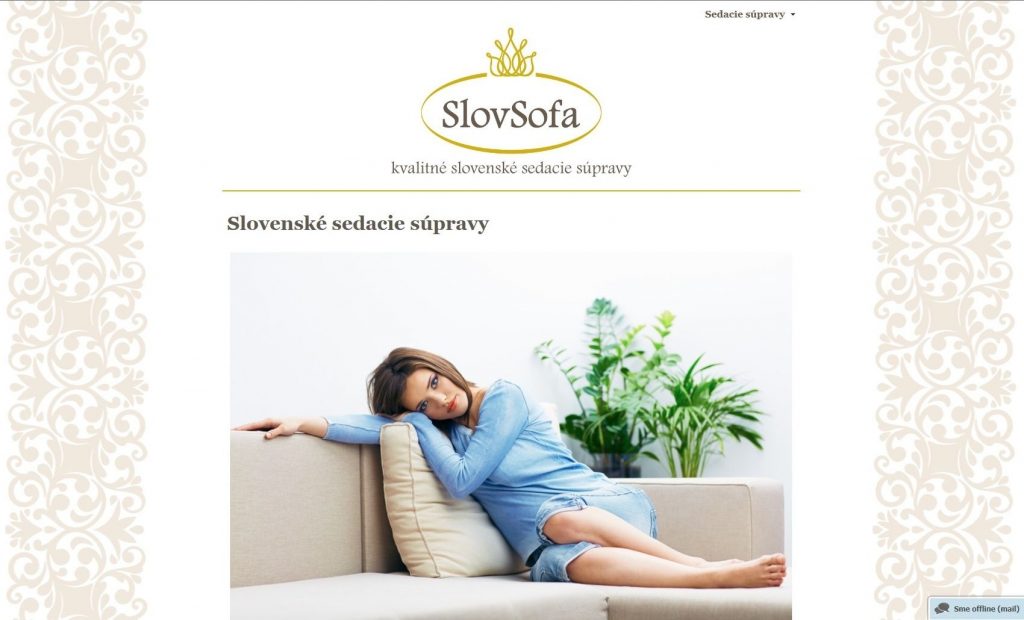 Referencie tvorby web stránok - SovSofa s.r.o.